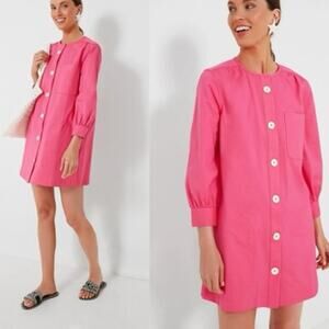 Tuckernuck Blake Mini A Line Button Down Shirt Dress